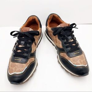 {COACH} Star Embellished Sneakers